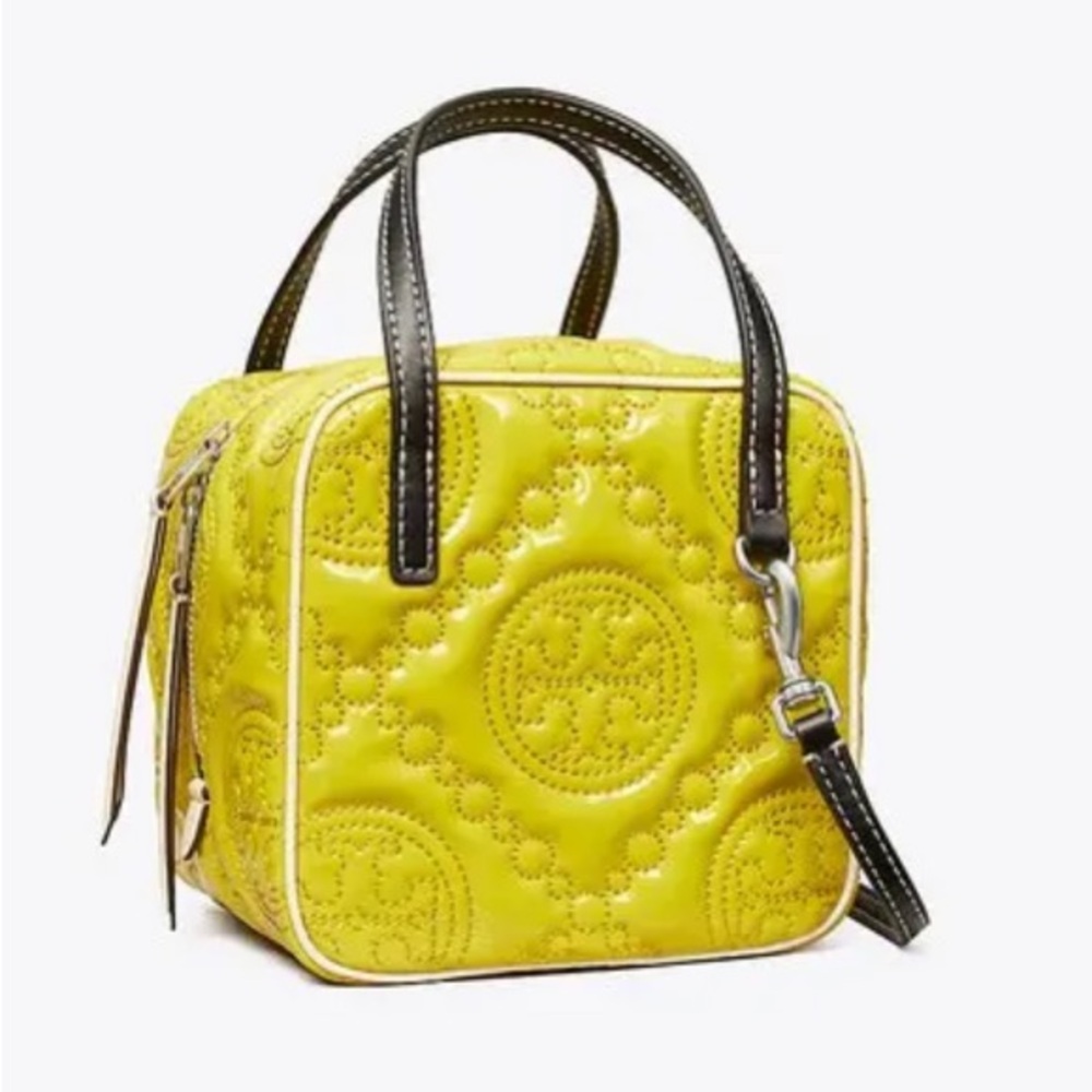 NWT Tory Burch T Monogram Cube